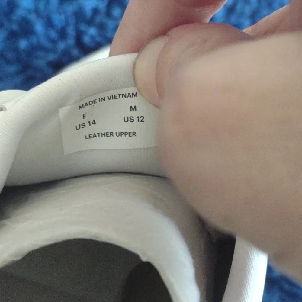 Everlane The‎ releather tennis shoe Unisex Size W 14 M 12 Classic Preppy Casual
